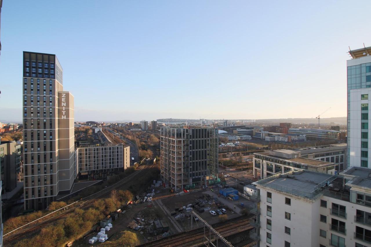 The Skyline - Luxury City Centre Flat With Designated Parking Cardiff Luaran gambar